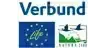 The Life Traisen project logo consists of the Verbund logo, the logo of the European Commission and the Natura 2000 logo.